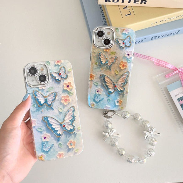 Blossom Flutter Butterfly iPhone Case - CREAMCY