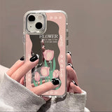 Blossoming Tulip Mirror iPhone Case - CREAMCY