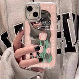 Blossoming Tulip Mirror iPhone Case - CREAMCY