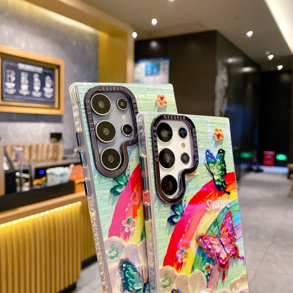 Butterfly Rainbow Flurry Samsung Galaxy Case - CREAMCY