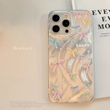 Colorful Veil Bow iPhone Case - CREAMCY