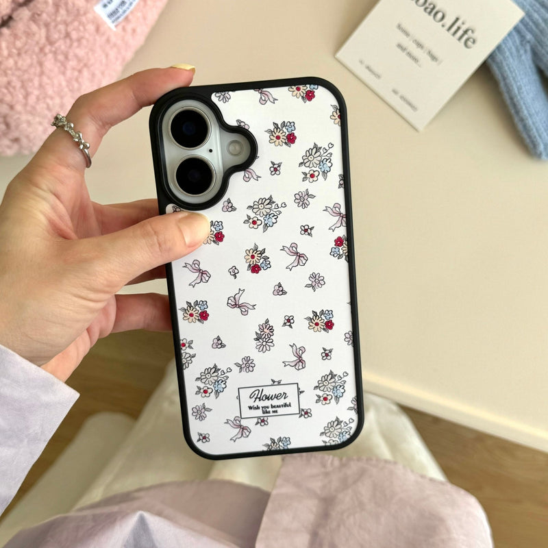 Dainty Floral iPhone Case - CREAMCY