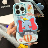 Dumbo Circus Magic Show Glow iPhone Case - CREAMCY