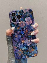 Elegant Hand Drawn Floral Vintage Aesthetic iPhone Case - CREAMCY