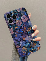 Elegant Hand Drawn Floral Vintage Aesthetic iPhone Case - CREAMCY