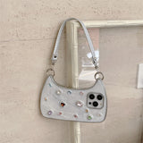 Ethereal Gemstone Aura Handbag iPhone Case - CREAMCY