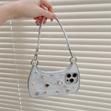 Ethereal Gemstone Aura Handbag iPhone Case - CREAMCY