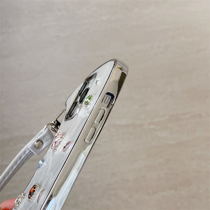 Ethereal Gemstone Aura Handbag iPhone Case - CREAMCY