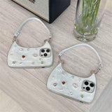 Ethereal Gemstone Aura Handbag iPhone Case - CREAMCY