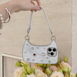 Ethereal Gemstone Aura Handbag iPhone Case - CREAMCY