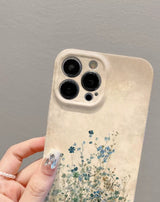 Vintage Distressed Floral Oil Painting Art iPhone Case