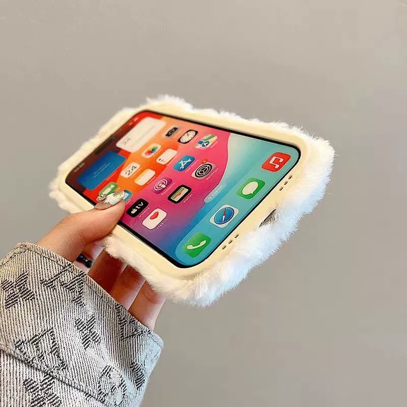 Fluffy Bunny iPhone Case - CREAMCY
