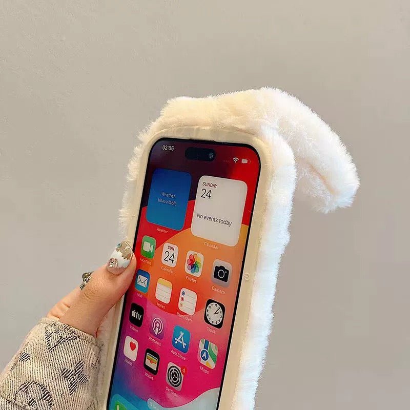 Fluffy Bunny iPhone Case - CREAMCY