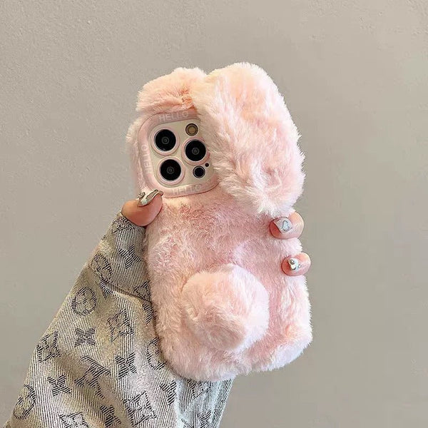 Fluffy Bunny iPhone Case - CREAMCY