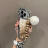 Fluffy Kitty Ear Plush iPhone Case - CREAMCY