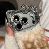 Fluffy Kitty Ear Plush iPhone Case - CREAMCY