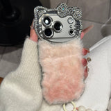 Fluffy Kitty Ear Plush iPhone Case - CREAMCY