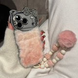 Fluffy Kitty Ear Plush iPhone Case - CREAMCY