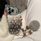 Fluffy Kitty Ear Plush iPhone Case - CREAMCY