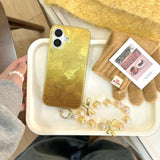 Golden Gradient Glamour iPhone Case - CREAMCY