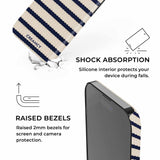 Heritage Nautical Stripe iPhone Case - CREAMCY