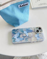 Luminous Blue Butterfly iPhone Case - CREAMCY