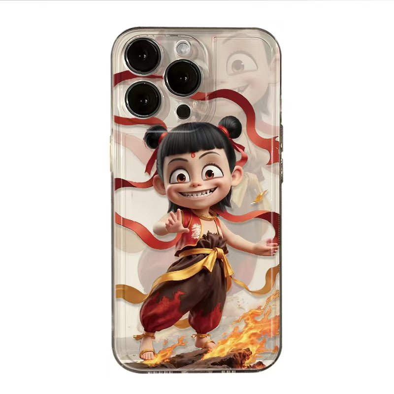 Nezha - Inspired Clear iPhone Case - CREAMCY