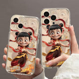 Nezha - Inspired Clear iPhone Case - CREAMCY