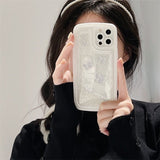 Pearl Glow Butterfly iPhone Case - CREAMCY