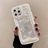 Pearl Glow Butterfly iPhone Case - CREAMCY