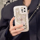 Pearl Glow Butterfly iPhone Case - CREAMCY