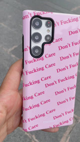 Don't F Care iPhone Case