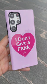 I Don't Give a F iPhone Case