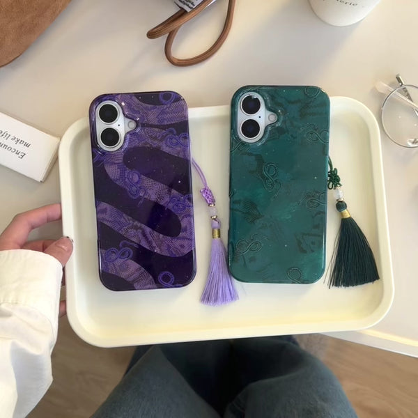 Ethereal Snake Whisper iPhone Case