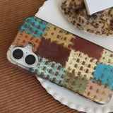 Autumn Sweater Plaid iPhone Case