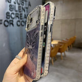 Purple Stardust Butterfly Dream iPhone Case - CREAMCY