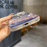 Purple Stardust Butterfly Dream iPhone Case - CREAMCY