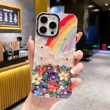 Rainbow Floral iPhone Case - CREAMCY
