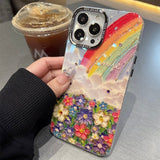 Rainbow Floral iPhone Case - CREAMCY