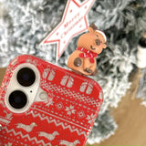 Red Sweater Christmas Vibe iPhone Case - CREAMCY