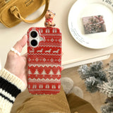 Red Sweater Christmas Vibe iPhone Case - CREAMCY