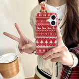 Red Sweater Christmas Vibe iPhone Case - CREAMCY