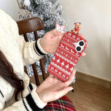 Red Sweater Christmas Vibe iPhone Case - CREAMCY