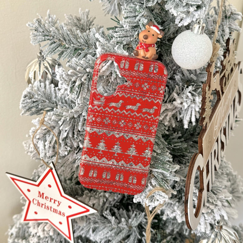 Red Sweater Christmas Vibe iPhone Case - CREAMCY