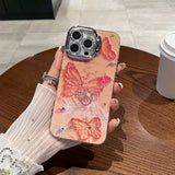 Ribbon Pink Butterfly iPhone Case - CREAMCY