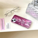 Rose Pink Fade Butterfly iPhone Case - CREAMCY