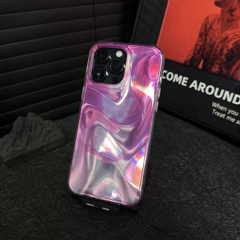 Rose Pink Fade Butterfly iPhone Case - CREAMCY