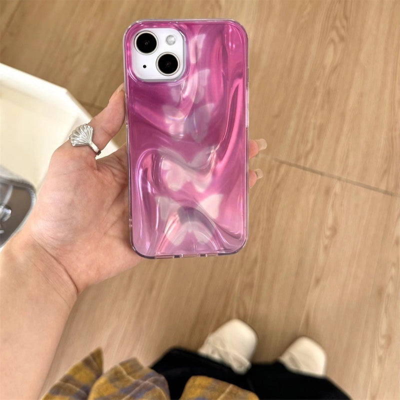 Rose Pink Fade Butterfly iPhone Case - CREAMCY