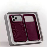 Sculpted Wavy Ripple Textured Aesthetic Shockproof iPhone Case - CREAMCY