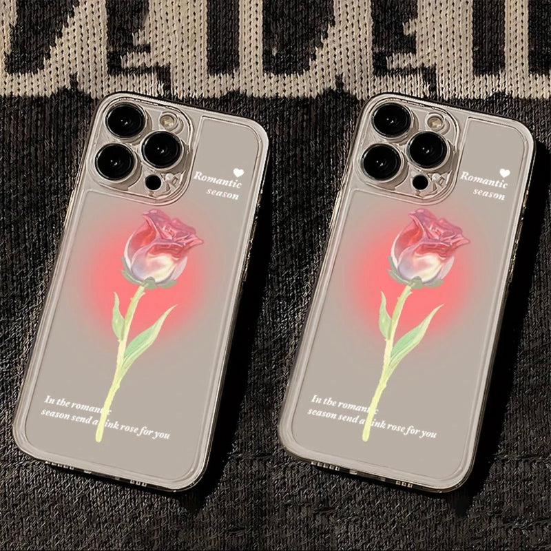 Translucent Rose iPhone Case - CREAMCY